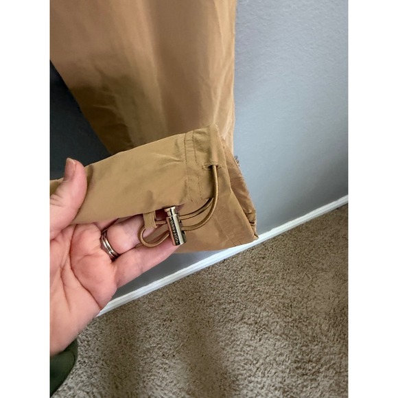 Greyson Women's Wind Performance Jogger L Pants Tan Elastic Adjustable Waist - Picture 3 of 7